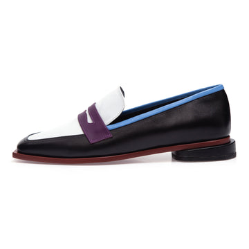 Manolita Closed Toe Dublin Black and Blue