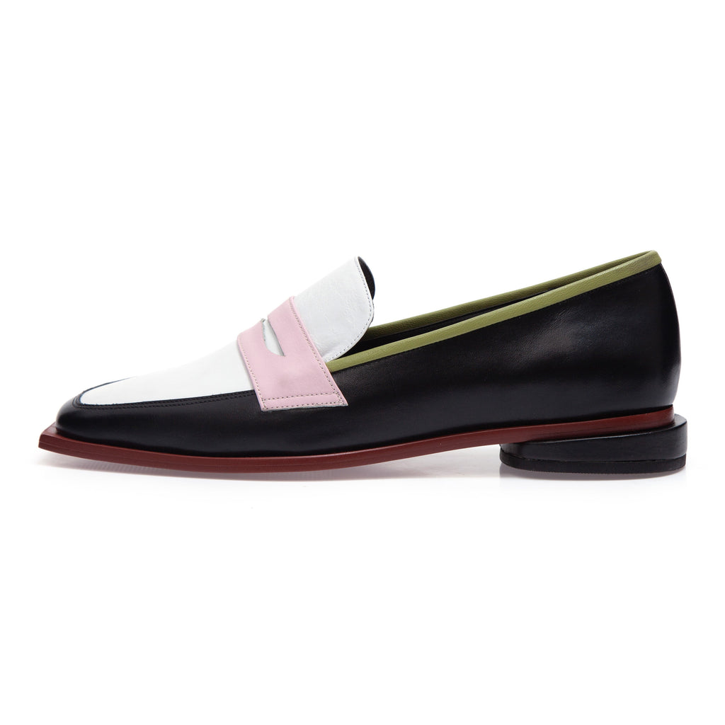 Manolita Closed Toe Dublin Black and Green