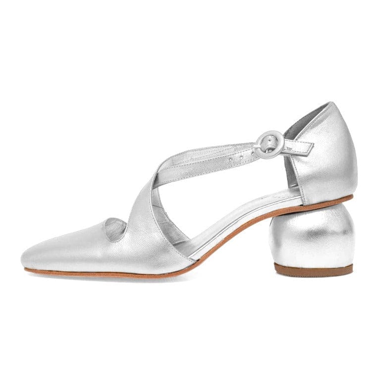 Manolita Heels Carolyn Silver