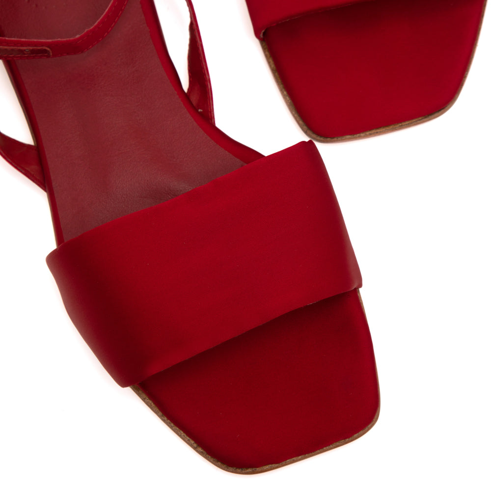 Manolita Sandals FLAT TATI VERMELHA