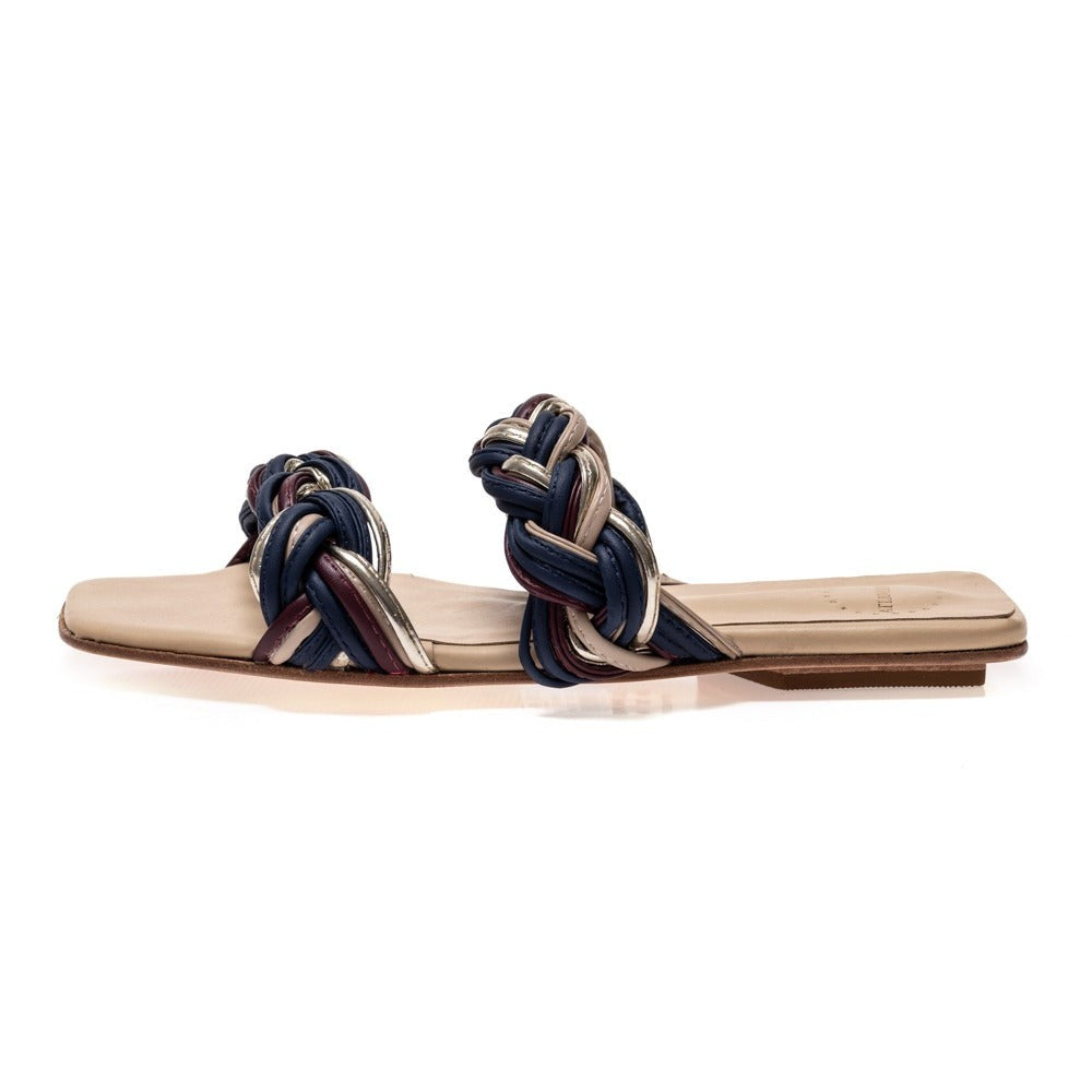 Manolita Sandals FLAT TRANÇA NUDE