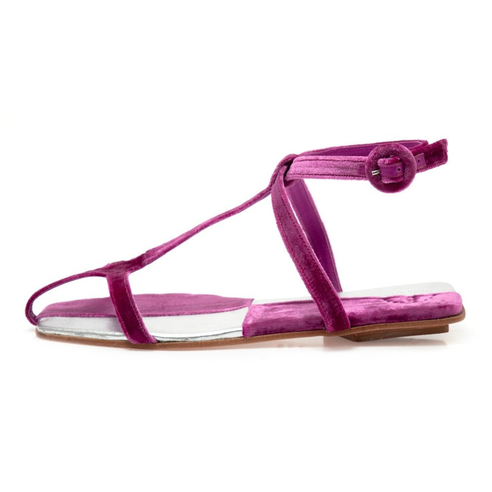 Manolita Sandals Naked Granado Pink/Prata