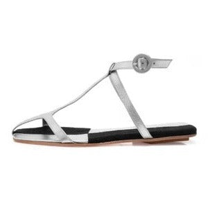 Manolita Sandals Naked Granado Prata