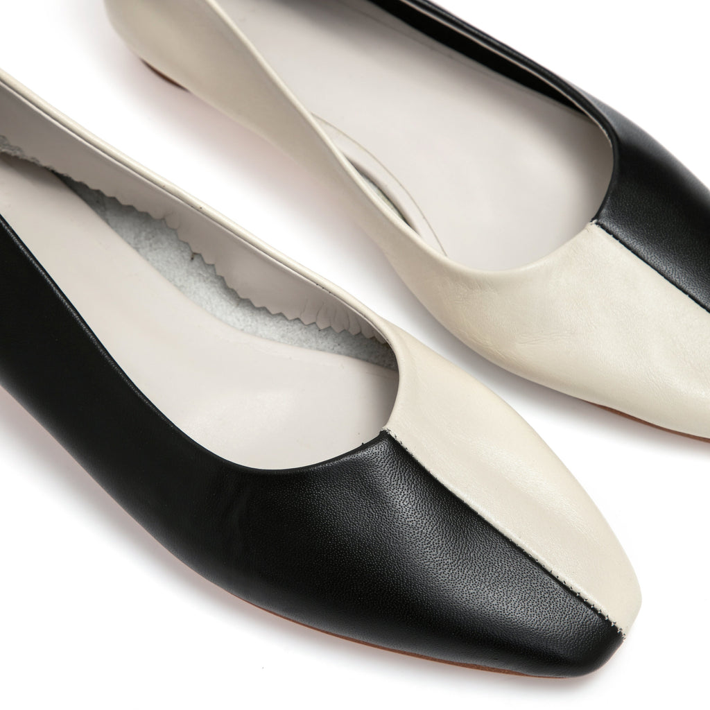 Manolita Sandals SAPATILHA DUO PRETA E BRANCO