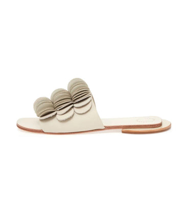 Manolita Slides Flat Adami Off White