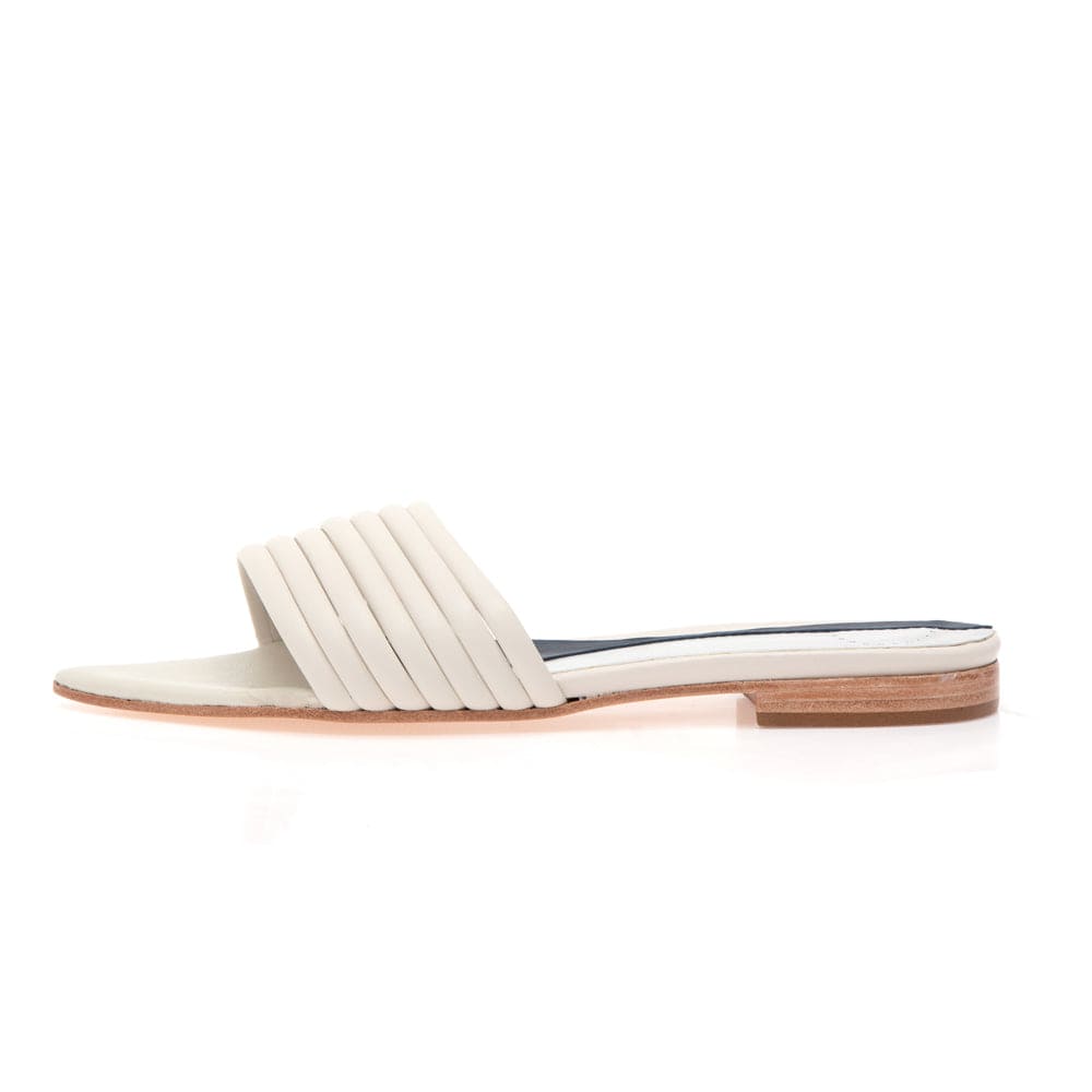 Manolita Slides Sil White