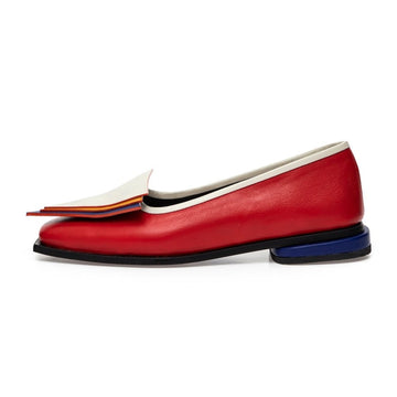 Manolita Closed Toe MOCASSIM SONIA RED