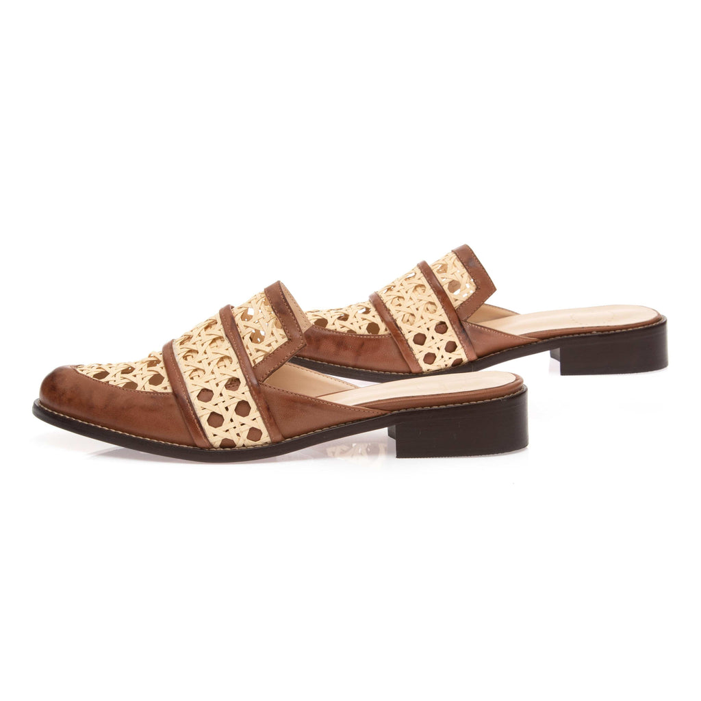 Manolita Closed Toe Palhoca Babouche Brown