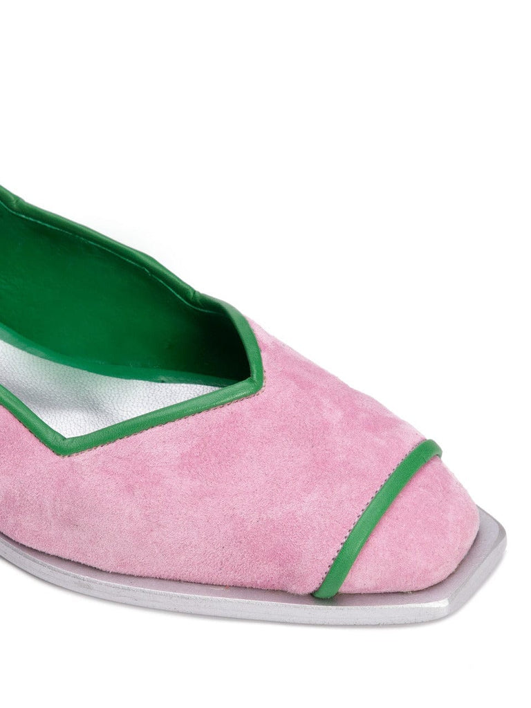 Manolita Closed Toe Sky Pink