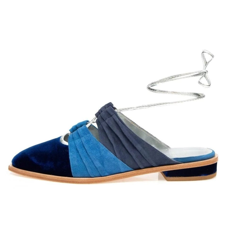 Manolita Closed Toe Ucha Babouche Blue