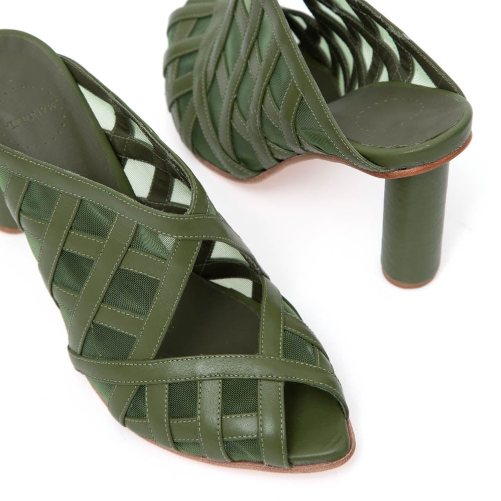 Manolita New in HEEL COUPETTE GREEN