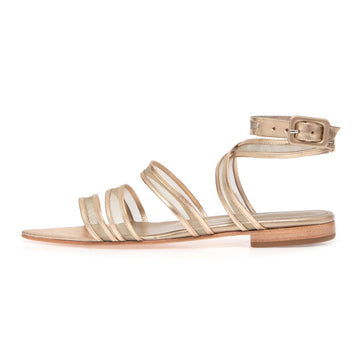 Manolita Sandals Flat Anne Champagne